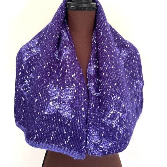 Louis Vuitton Wool Wrap Medallion Logomania Purple Reversible Scarf - Picture 6 of 12